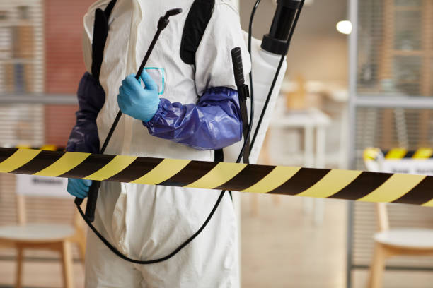Professional Biohazard Cleanup technician working in East Wenatchee, WA